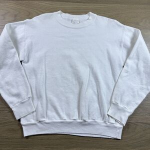 Vintage Steinwurtzel Sweatshirt Adult Medium White Crew Wear With All USA 50/50